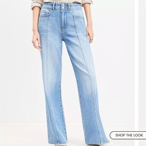 Loft Classic Blue Women's wide legJeans